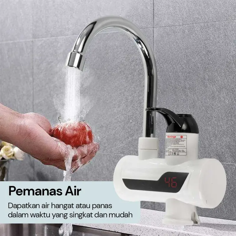 Temmax Keran Pemanas Air Electric Faucet 3rd Generation 3000W - RX-008 0