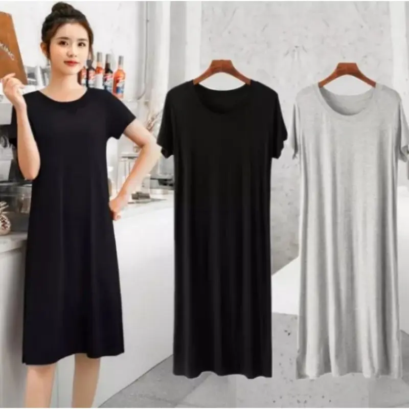 GABELLA DRESS BAHAN KAOS NYAMAN HARIAN SEPAHA DASTER TERUSAN WANITA CEWEK 6
