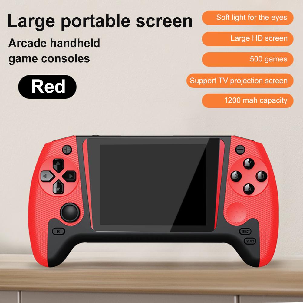 Retro Handheld Game Console 3.5inch LCD Screen Built-in 500 Games Gaming Console 1200mAh Nostalgic Game Console for Kids Adults - Image 2