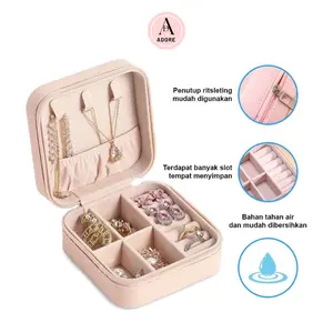 Adore Kotak Tempat Aksesoris Perhiasan H430 Fashion Wanita Mini Portabel Travel - 4001