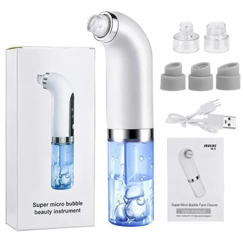 Electric Blackhead Cleaner, USB Rechargeable Facial Pore Cleaner, Water Cycle Deep Cleansing Skin Care Tool, Facial Beauty Instrument