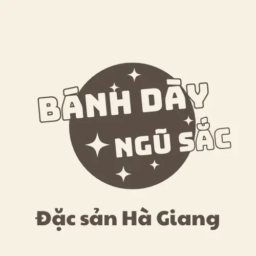 Tem thiết kế 10 b.á.n.h ngũ sắc đặc sản Hà Giang