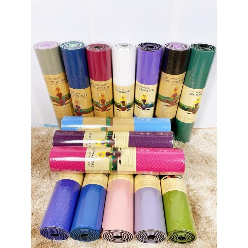 Product Introduction of Thảm tập yoga , thảm tập gym TPE 6mm và 8mm 2 lớp cao cấp chống trơn trượt 2