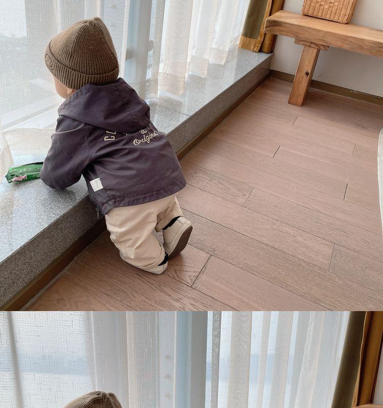 Product Introduction of Baby Autumn and Winter Fleece-lined Anorak Male and Female Baby Nordic Embroidered Coat Baby Windcheater Western Style Autumn and Winter 4
