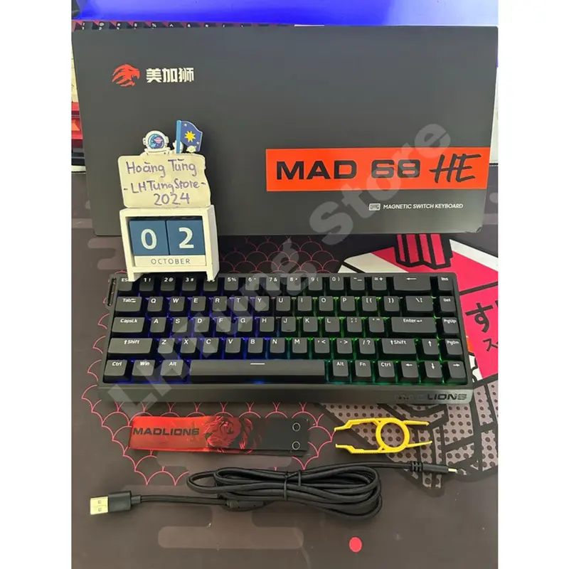[SẴN GIAO NGAY] Bàn phím cơ gaming MAD60 | MAD68 HE | Rapid Trᶖgger | 1000hz | 8000hz 2