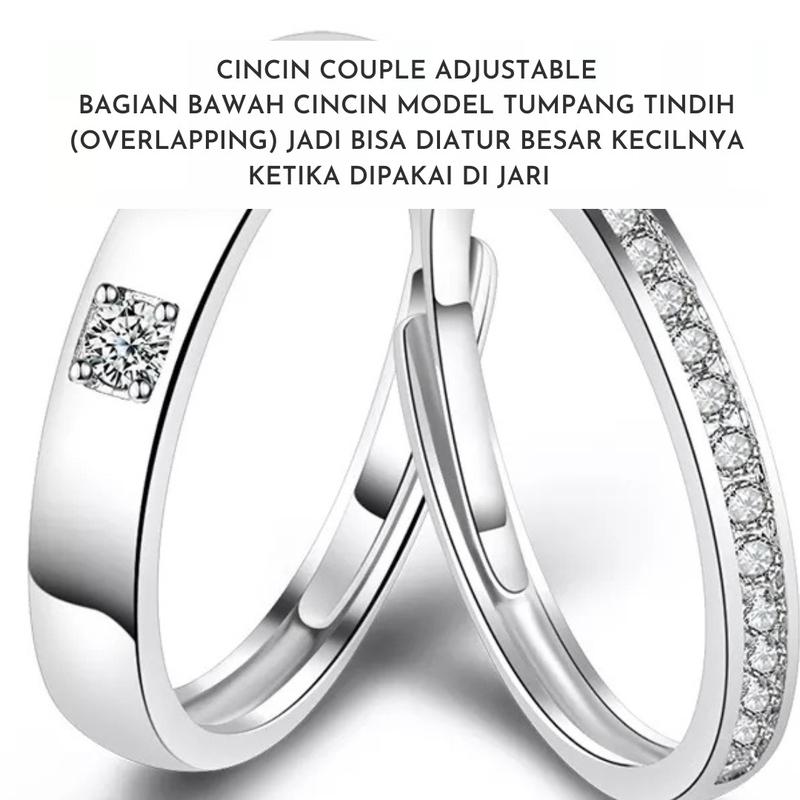 Product Introduction of Couple Ring S925 N Pertunangan Pernikahan 0