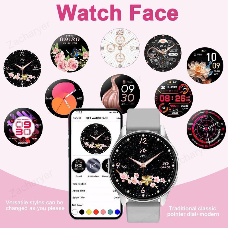 Product Introduction of Multifunctional Smart Watch, Fashionable Digital Watch with Wireless Call/Wireless Music & Multiple App Message Reminders, Sports Watch for Women & Men 7