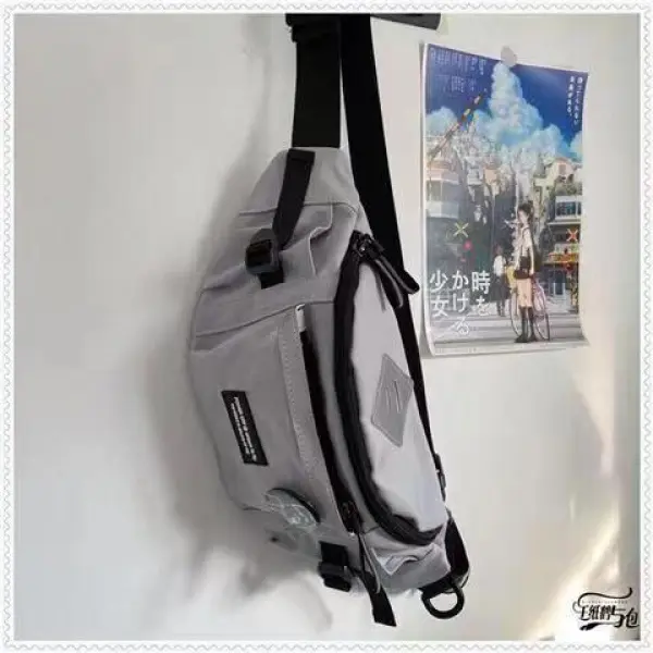Túi Đeo Ngực, Phong Cách Harajuku Nhật Bản, Dành Cho Nam Giới, Túi Messenger Thể Thao, Dễ Phối Đồ Hàn Quốc, Thích Hợp Cho Học Sinh, Túi Đeo Vai Và Thắt Lưng Đi Xe Đạp, Thời Trang, Mới Năm 2024 6