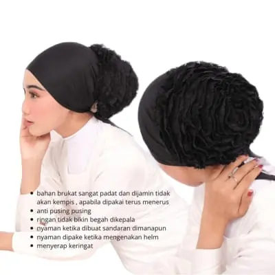 Inner Ciput Cepol Turki Dalaman Hijab Inner Cepol Turki