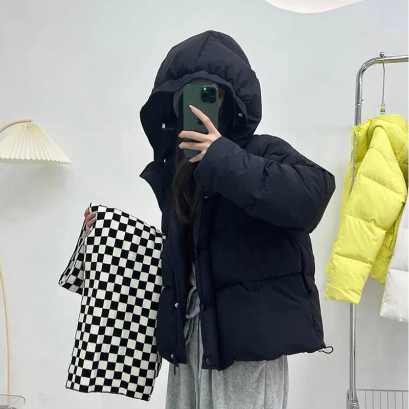 ÁO PHAO BÉO MŨ TÚI CHÉO MÙA ĐÔNG Trơn