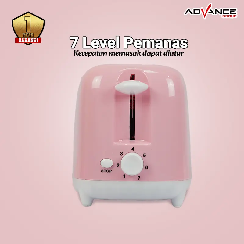 Ready Stock!!!{cod}ADVANCE T-8866  Mesin Sandwich Toaster Pemanggang Roti Advance T-8866 2