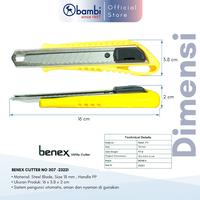 Gambar Benex Cutter 18 mm All Color Original - Red dari Bambifiles Store Kota Depok 4 Tokopedia
