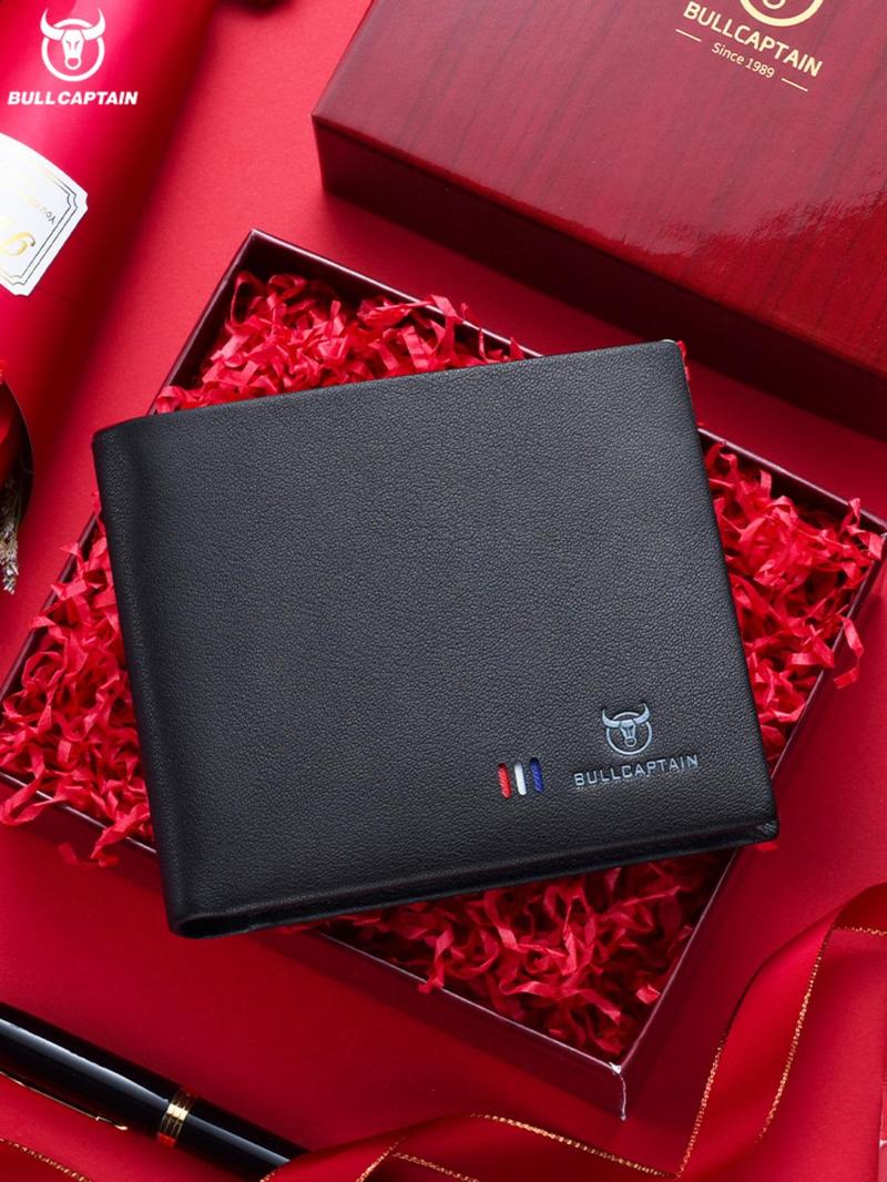 Product Introduction of Men's Business Style Plain Color Wallet, Casual Trendy Wallet with Card Slots, Fashionable Wallet for Men for Daily Use 2
