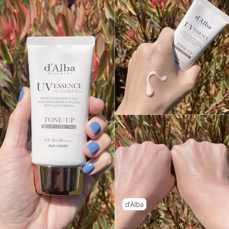 Kem chống nắng d'Alba nâng tông da Waterfull Tone-up Sun Cream SPF 50+ 50ml kemchong  nangany chong  nang 7