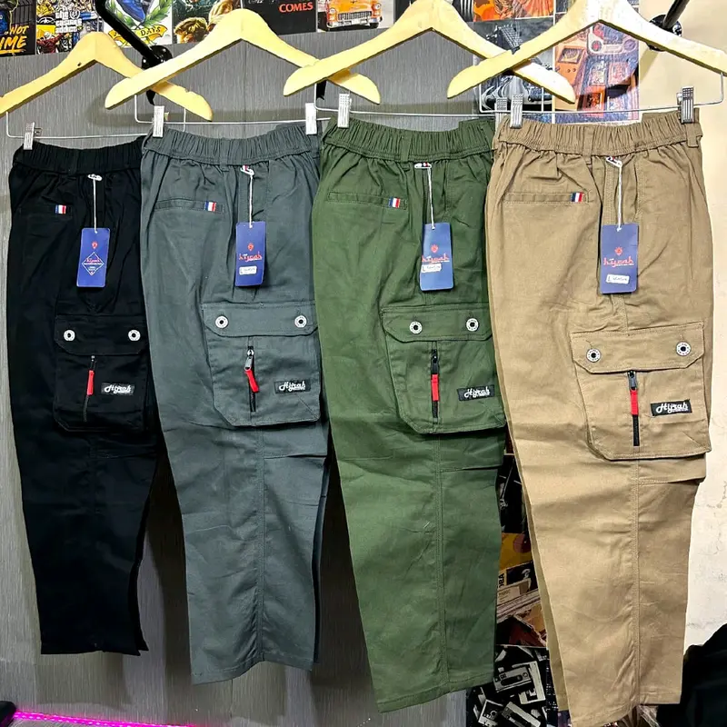 Celana Sirwal Pria premium Original Combed Katun DRIL Lembut Terlaris 89cm Formal Panjang Kerja Hitam Kantor semi Slim Fit Outdoor 5