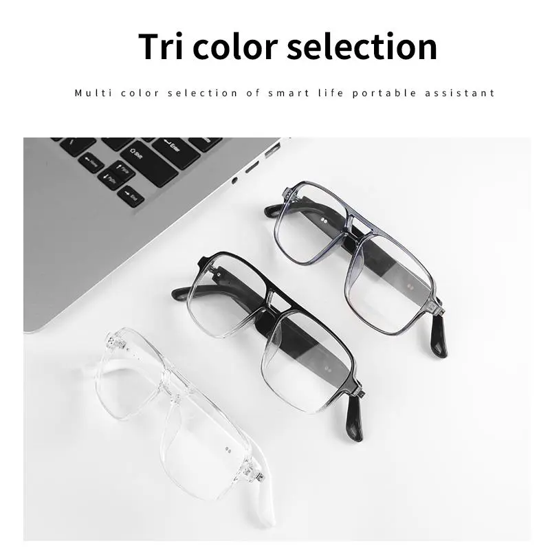 LIFEBEE Smart Audio Changing Glasses, Multifunctional Smart Glasses, Remote Control Photo Taking Glasses, Digital Audio Calling Glasses, Durable Voice Assistant Glasses 7