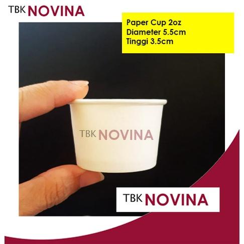 [50PCS] Paper Cup 2oz Tebal Gelas SAJA Gelas Kertas Ice Cream MINI Eskrim Es Krim 0
