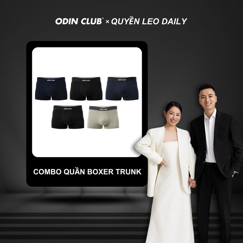 ODIN x Quyền Leo Daily COMBO Quần lót nam Boxer ODIN CLUB chất liệu vải thun lạnh CHE TÊN SẢN PHẨM