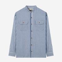 Gambar DUHA Baju Koko Linen Stripes Lengan Panjang - Blue White - Sayf - L dari Duha Muslim Wear Kota Tangerang 2 Tokopedia