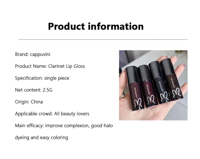 Product Introduction of Son Bóng, Ống Đen Cà Phê Cappuccino, Bóng, Máy Chà Môi Trà Bong Bóng, Màu Sắc, Làm Mờ Đường Viền Môi, Dầu Dưỡng Ẩm, Dầu Dưỡng Ẩm 22