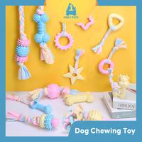 Gambar ONLY PETS Mainan Gigitan Anjing Motif Simpul Karet Lucu Warna Warni - Bintang pink dari Only Pets Kota Administrasi Jakarta Pusat 1 Tokopedia