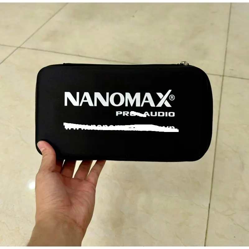 Hộp Đựng Micro Không Dây Nanomax, Túi Đựng Micro Dày, Bao Đựng Mic Chính Hãng Loại Mới