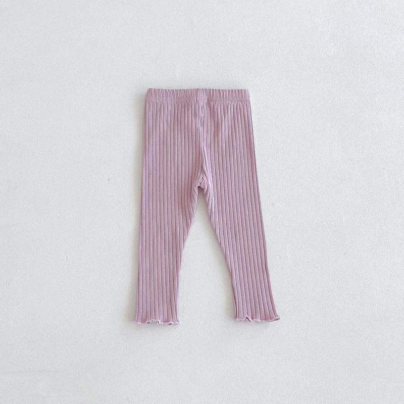 Product Introduction of 2024 Children Stripes Cotton Pants Fashion Casual Vertical Solid Leggings for Girls Baby Boy Bottoming Trousers Autumn Pantyhose 9