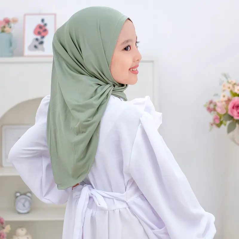Dungdungkids Jilbab Anak Instan Segitiga 2 - 9 Tahun 4