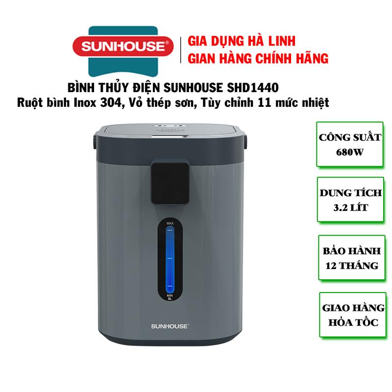 Bình thủy điện Sunhouse SHD1440 SHD1542 SH1535 SHD1533 SH1530 SHD1536 Chất liệu ruột bình inox 304 Bảo hành 12 tháng Đun Nước Ấm Đun Bình Đun Nước Ấm Siêu Tốc