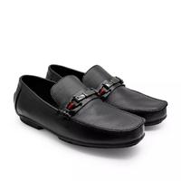Gambar Marelli Sepatu Moccasin Loafer Pria Slip On Leather Black - MN 123 - 38 dari Marelli shoes Indonesia Kab. Bekasi 1 Tokopedia