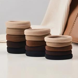 Paquete de 30 lazos para el cabello de colores surtidos, bandas elásticas antideslizantes con de 4mm, suave y duradero, accesorios de tela para mujeres, modernos y minimalistas, para coletas, moños y trenzasIdeales, para uso diario y casual