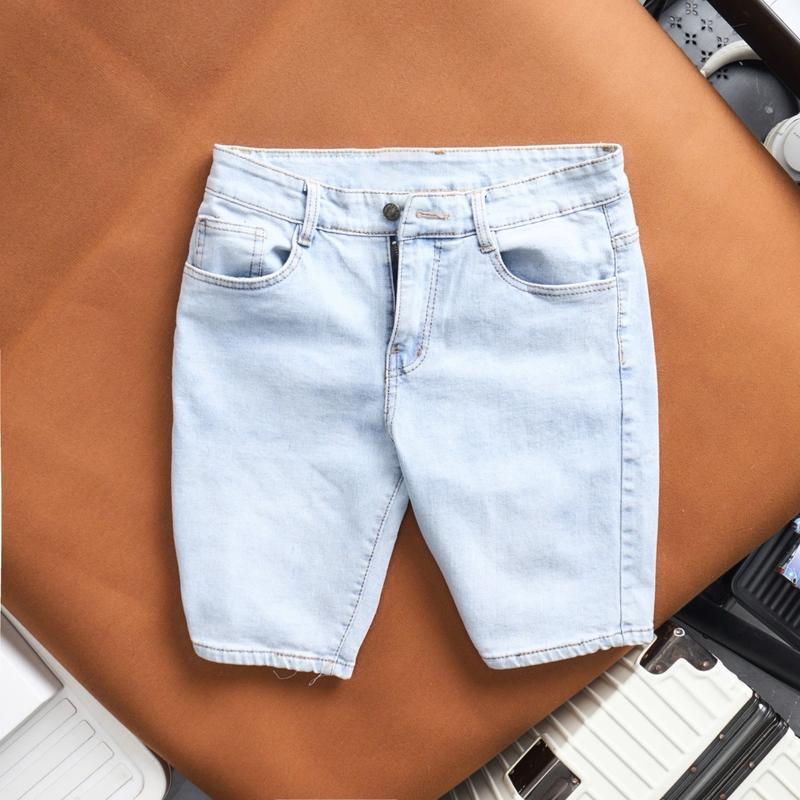 Quần short jean nam Big size 5 chất jean cotton co dãn 4 chiều form đẹp đủ size 30-110kg trẻ trung năng động hình thật tự chụp Menswear Pants Quần Có Túi