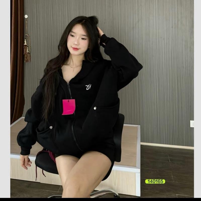 Áo khoác nỉ bông (KÈM ẢNH THẬT) freesize 6