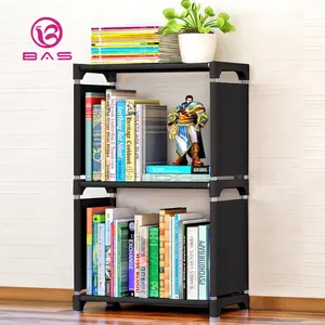 BAS Rak buku serbaguna lemari buku lemari multifungsi 2 susun