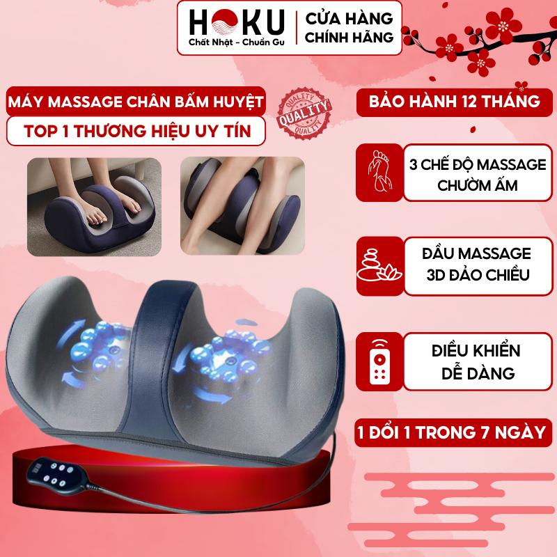 Máy Massage Chân Bấm Huyệt DELAX Cao Cấp 3 Chế Độ Xoa Bóp Bàn Chân Tự Động Cho Người Già, Dân Văn Phòng MSC02