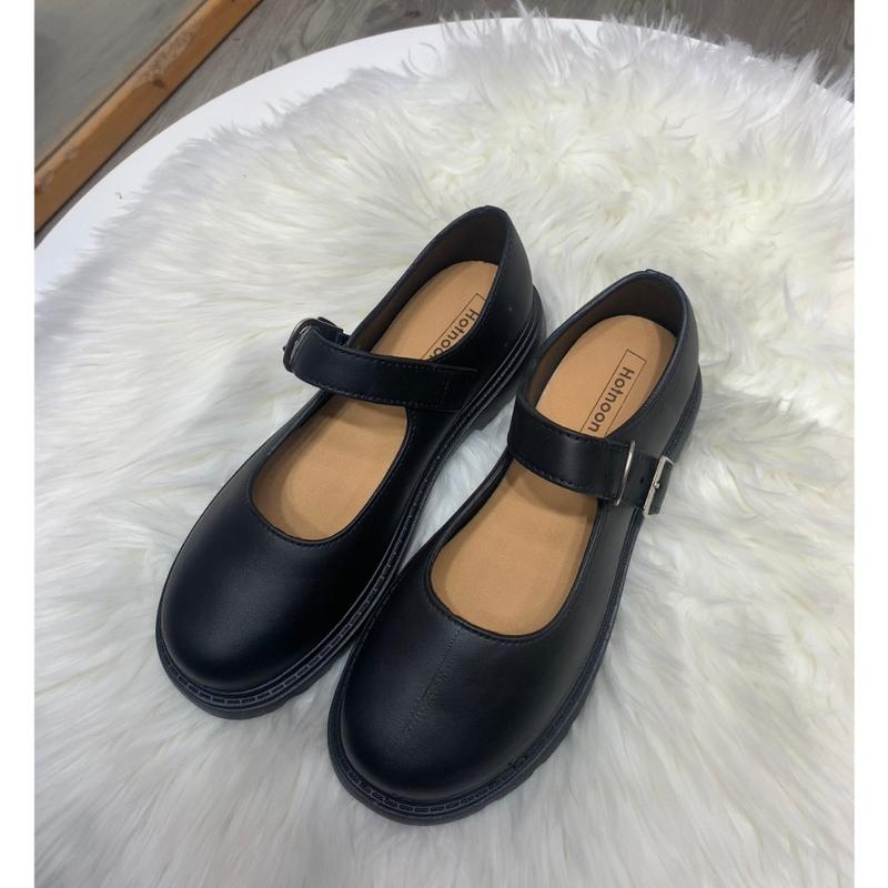 Giầy búp bê phong cách Mary Jane Oxford thời trang êm chân cá tính Nữ 8