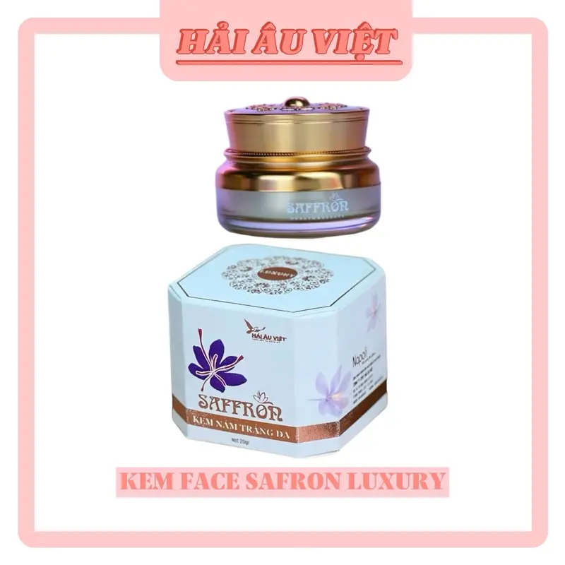 [ MẪU MỚI LUXURY ] KEM FACE SAFRON NHỤY HOA NGHỆ TÂY KEM MẪU MỚI NÂNG CẤP LỌ 20GR Làm Đẹp Da Skincare Dưỡng Ẩm Da Chăm Sóc Da Nữ Women 0
