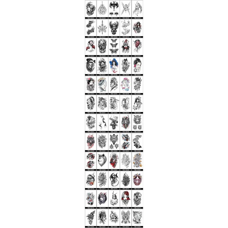 Product Introduction of Colorful Tattoo Stickers, Small Arm Waterproof Tattoo Stickers, Symbols, Totem Tattoo Stickers, Temporary Tattoos, 23