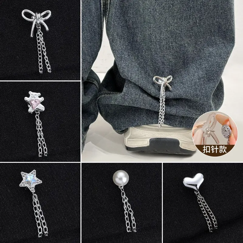 Trouser Bottom Anti-mopping Tools, Safety Pins, Pants Too Long To ...