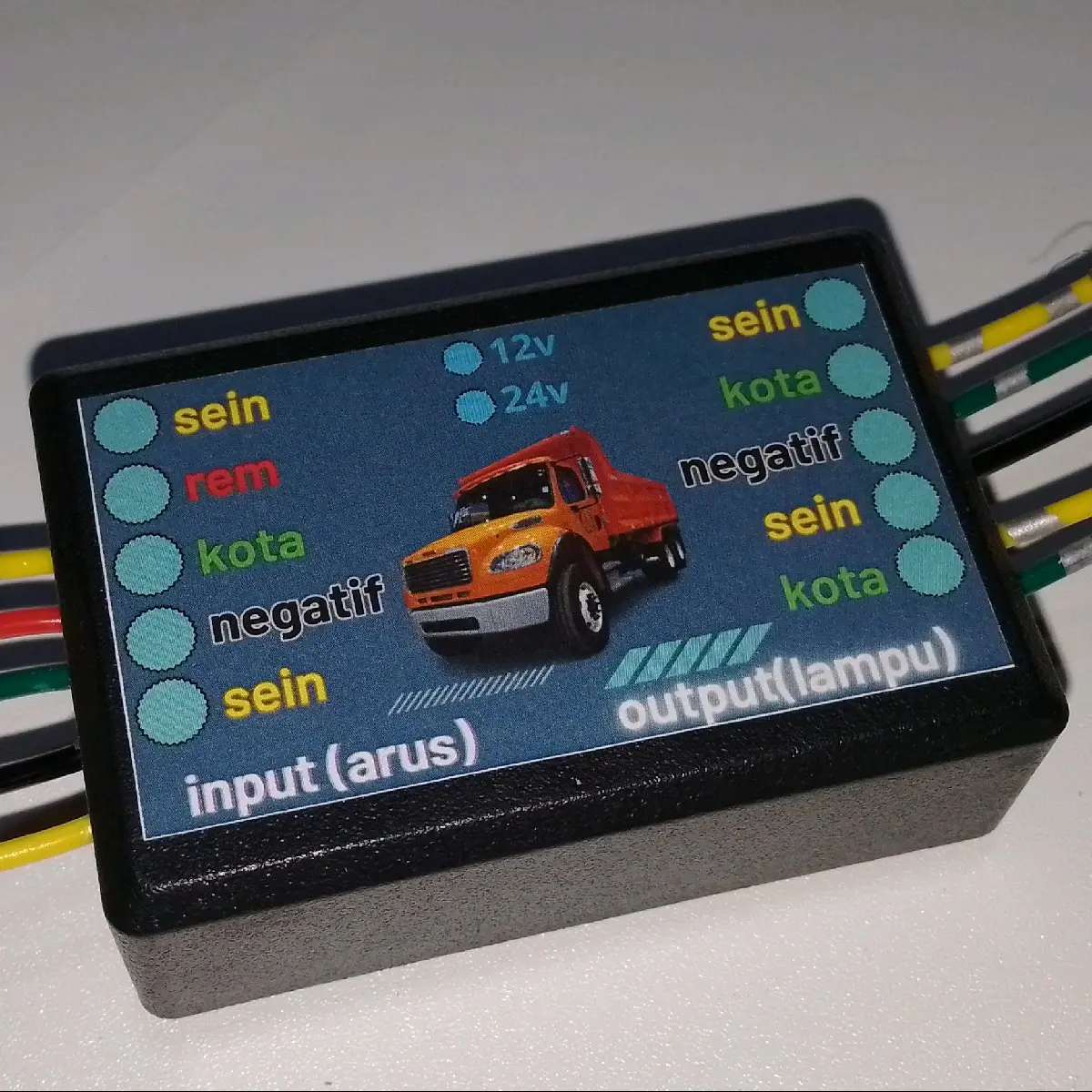 Modul lampu (Kota Rem Sein) 2 lampu 3 fungsi Kolong Truck Pickup dll kendaraan Car