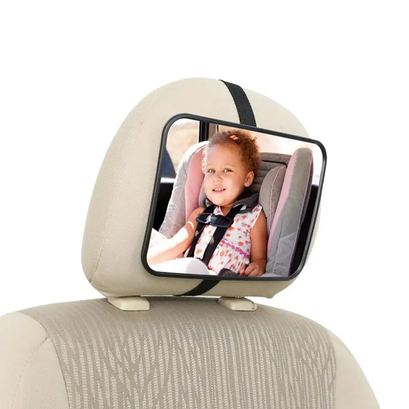 Acrylic Car Observation Mirror, Baby & Child Seat Car Safety Mirror Monitor, Headrest Car Interior Mirror