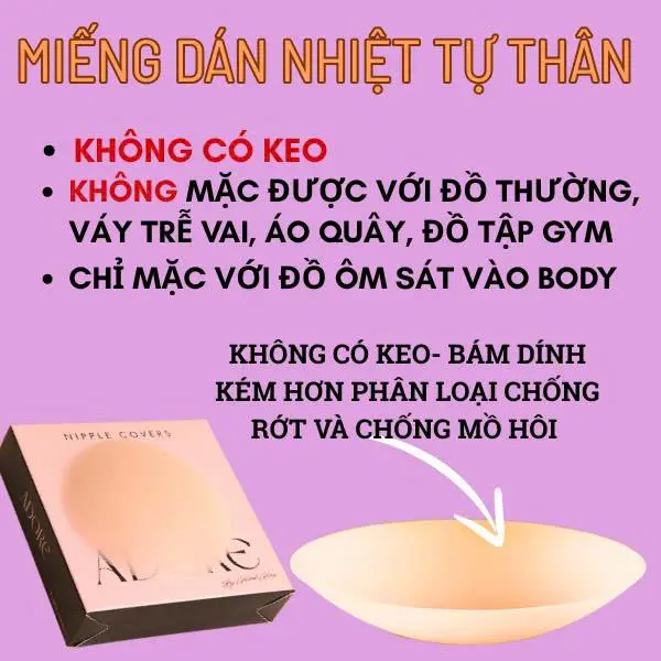 [Adore x Flash sale] Combo mua 3 tặng 1 Miếng dán Silicone Cao Cấp, Siêu Mỏng, Mềm Mại, Sử Dụng Nhiều Lần Cao Su Nữ 3