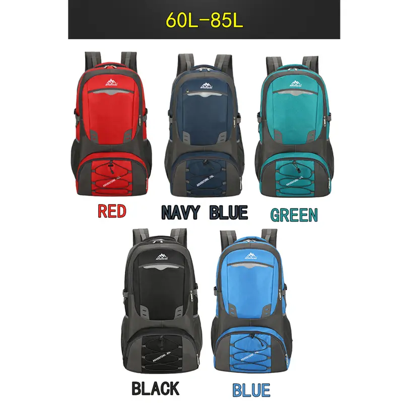 Traveler Backpack 60 L -85L กระเป๋าเป้ กระเป๋าเดินทาง กระเป๋าท่องเที่ยว Waterproof Outdoor Backpack Rucksack Sports #60L #85L