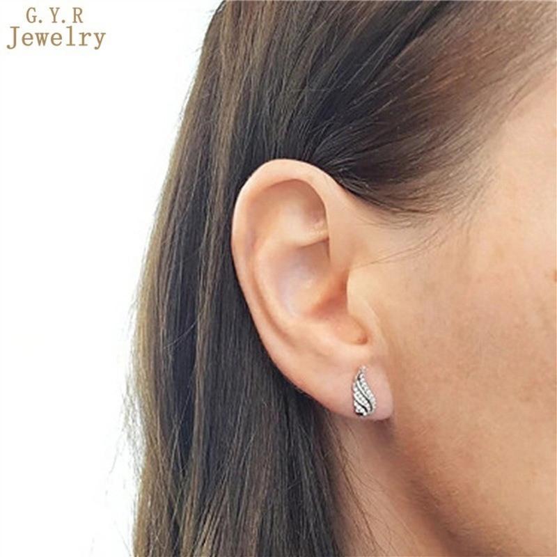 Product Introduction of Đinh Tán Tai Cánh Thiên Thần Moissanite, Thiết Kế Tinh Tế Dát Siêu Nhỏ Giấy Chứng Nhận GRA Miễn Phí 50