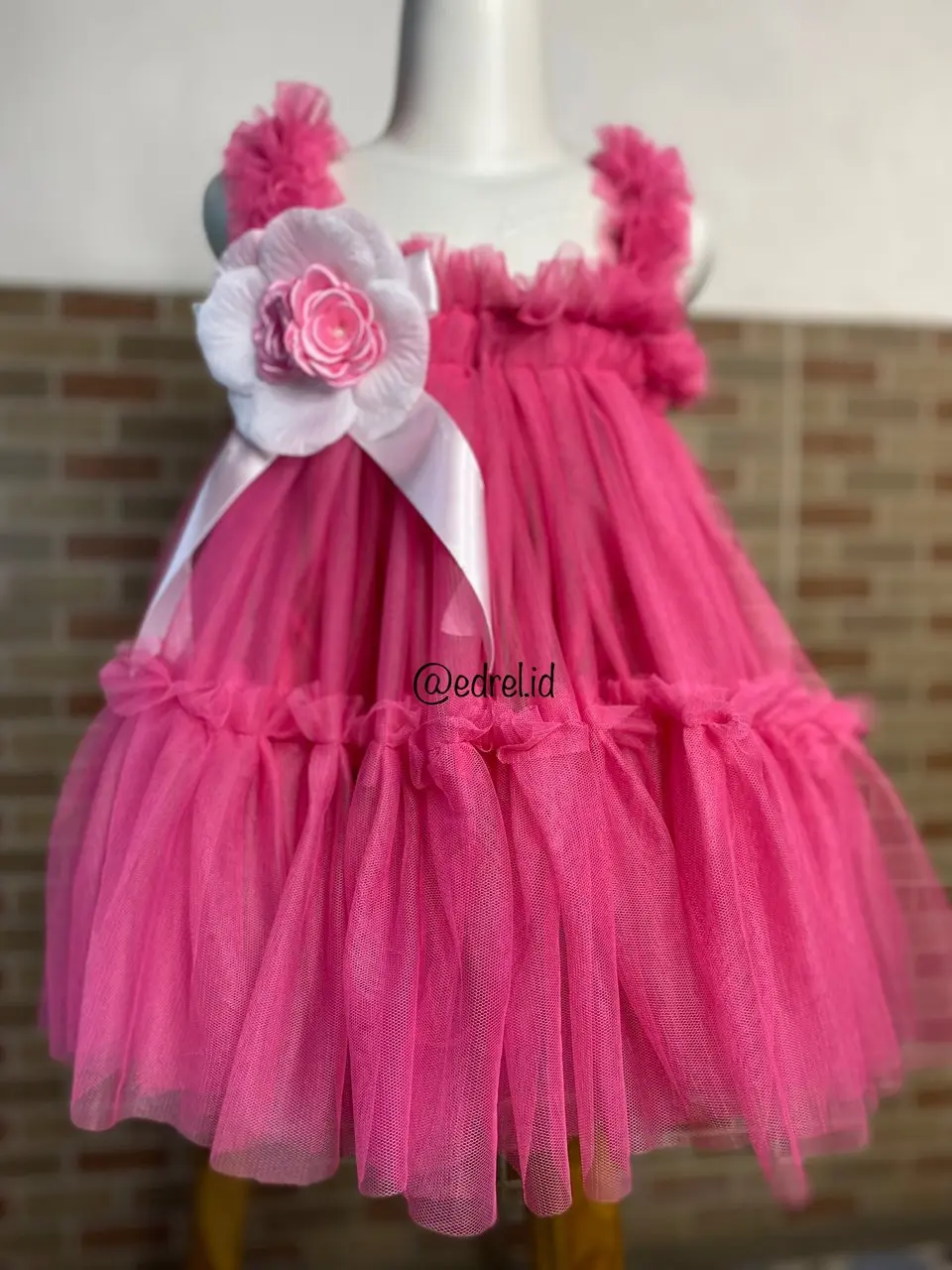Baju Anak Oriza Pita Besar - Dress Perempuan Fashion