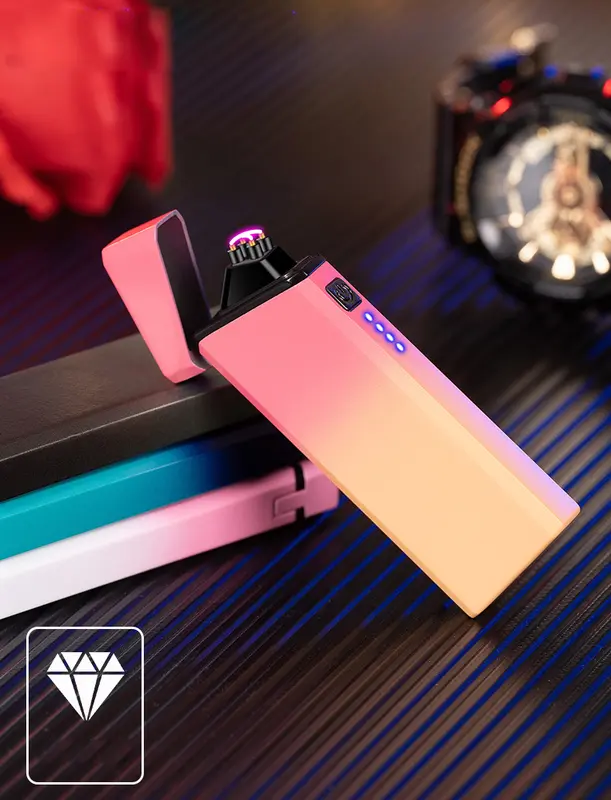( tặng dây sạc và hộp đựng) phụ kiện Lighter sạc điên tiện lợi chống gió nhiều màu sắc cực chất. 2