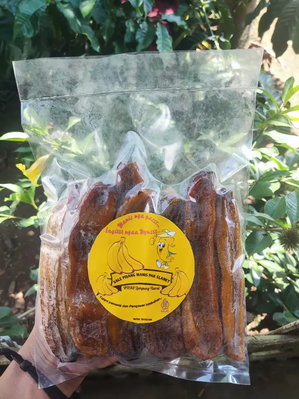 500 GRAM SALE pisang basah PREMIUM khas lampung barat LEGIT Alami Cemilan Snack Ambon Camilan Food Makanan 1