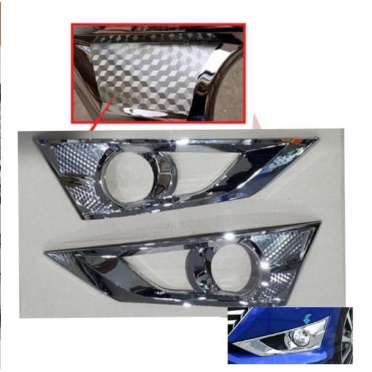 Cover Fog lam mobil SIGRA Variasi Lampu Lampu Kabut Mobil SIGRA Full Chrome 0