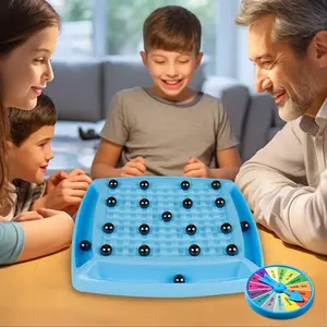 Mainan Permainan Keluarga Interaktif Konsentrasi Anak Permainan Papan anak mainan Catur Magnet Mini-Magnetik Mainan Catur Set Permainan