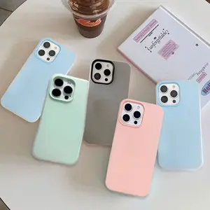 2 in 1 Case for OPPO A5X A5 Pro A3X A60 A18 A38 A78 A58 A57 2022 A17 A16 A16K A16E A15S A54S A3S A5S A12E A12 F9 A31 A92 A52 A53 A54 Instagram-style minimalist drop-proof jelly phone case